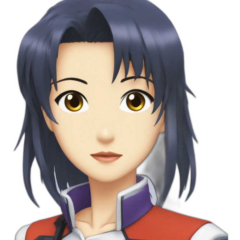 Misato from evangelion emoji