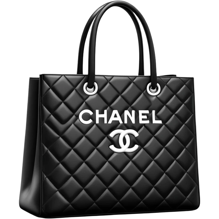Chanel shopping bag emoji