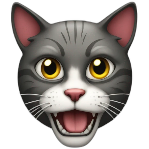 Evil cat emoji