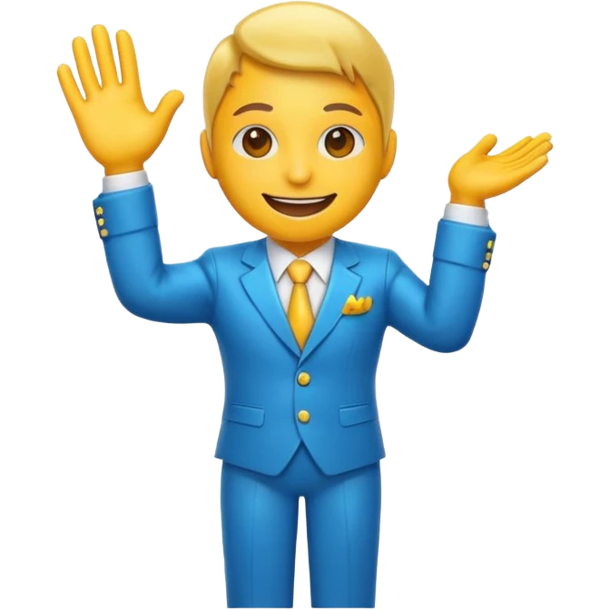 hazme un emoji que ayuda a una empresa a dejar de perder el tiempo y salga un grafica de que va bien el rendimiento emoji