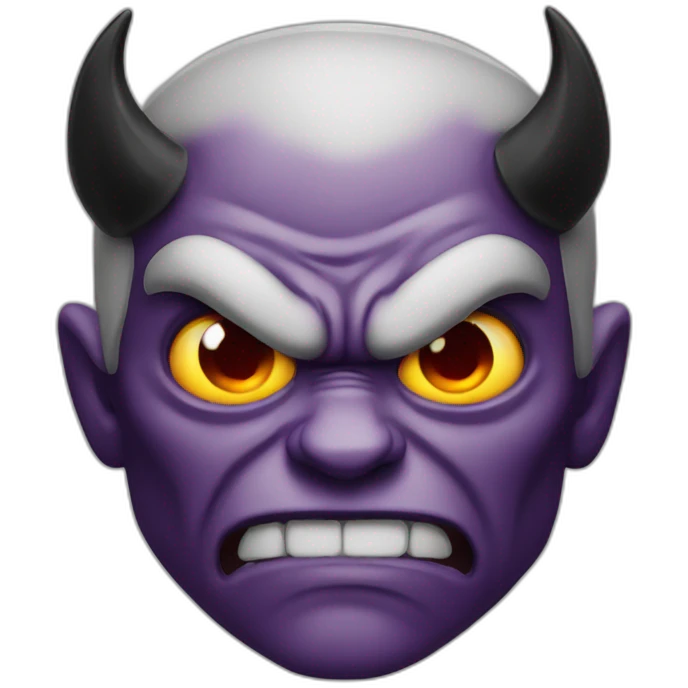 angry devil emoji