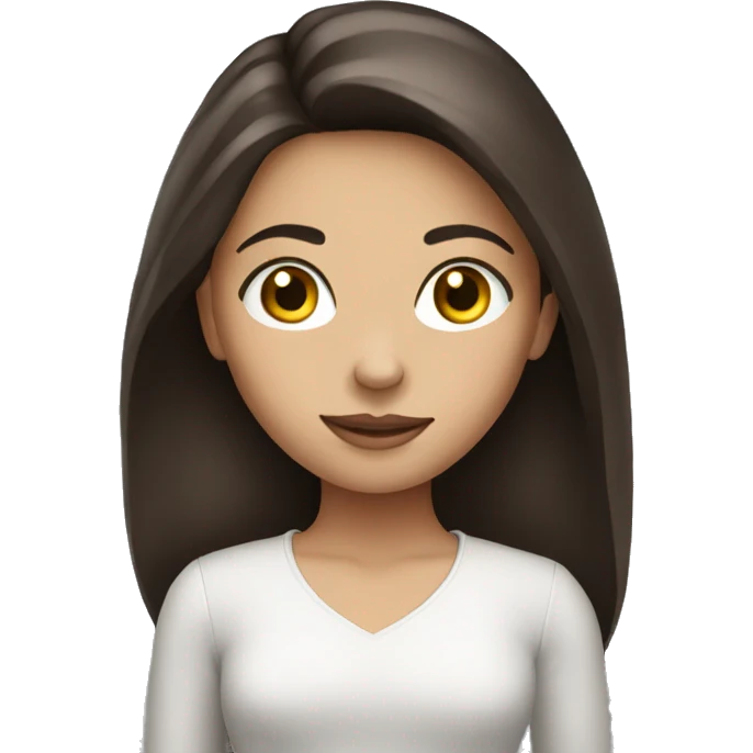 pretty brunette girl emoji