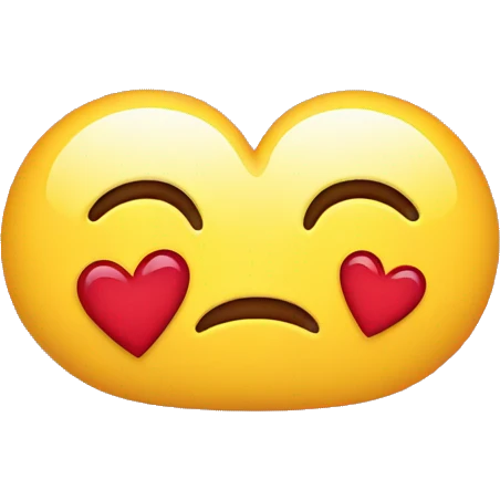 Loving emoji with hearts and crying  emoji