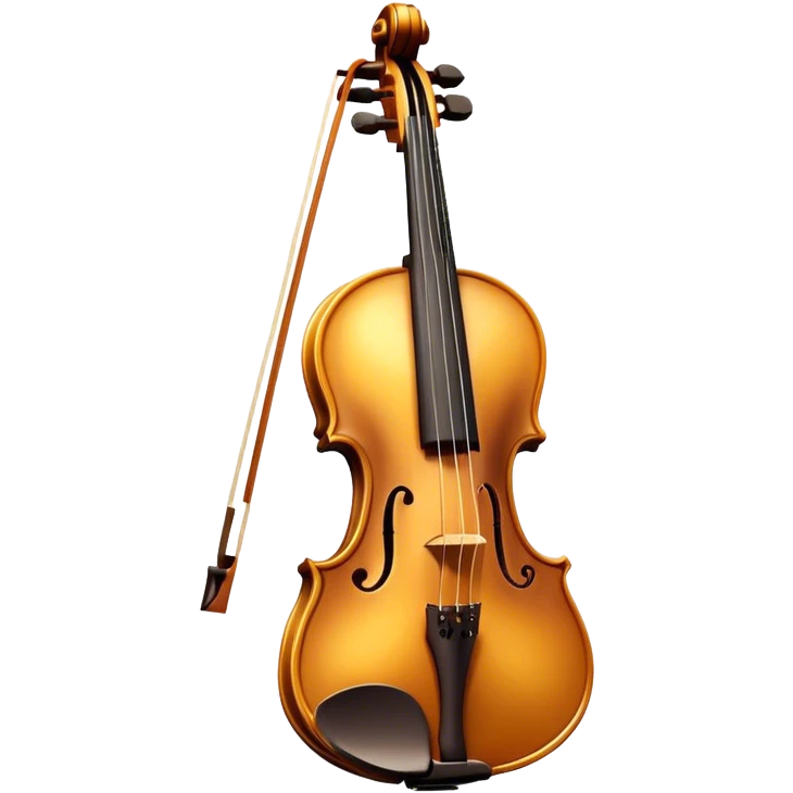 Cinematic Realistic Violin, rich polished wood with delicate curves, strings stretching tautly, fine dust particles catching the golden stage light, glowing with an elegant and timeless charm. emoji