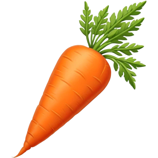 embroidered carrot 
 emoji