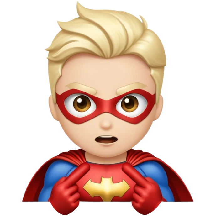 здивований супергерой emoji