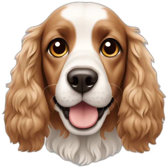 Dog spaniel emoji