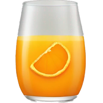 Orange juice emoji