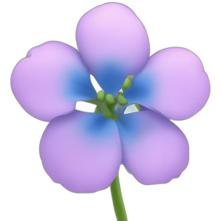 Flower dont forget me  emoji