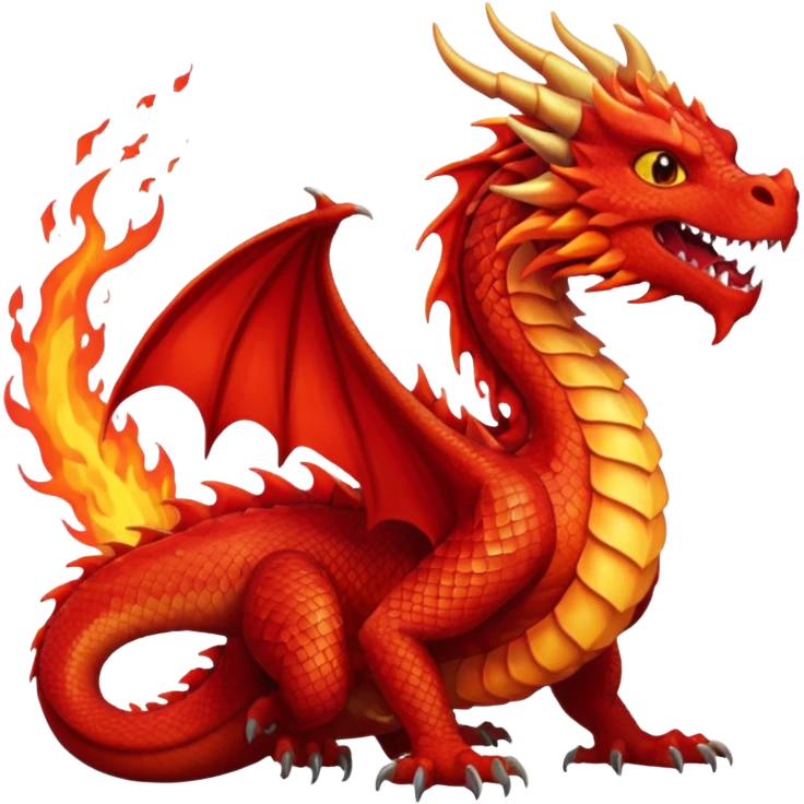 dragon rouge emoji