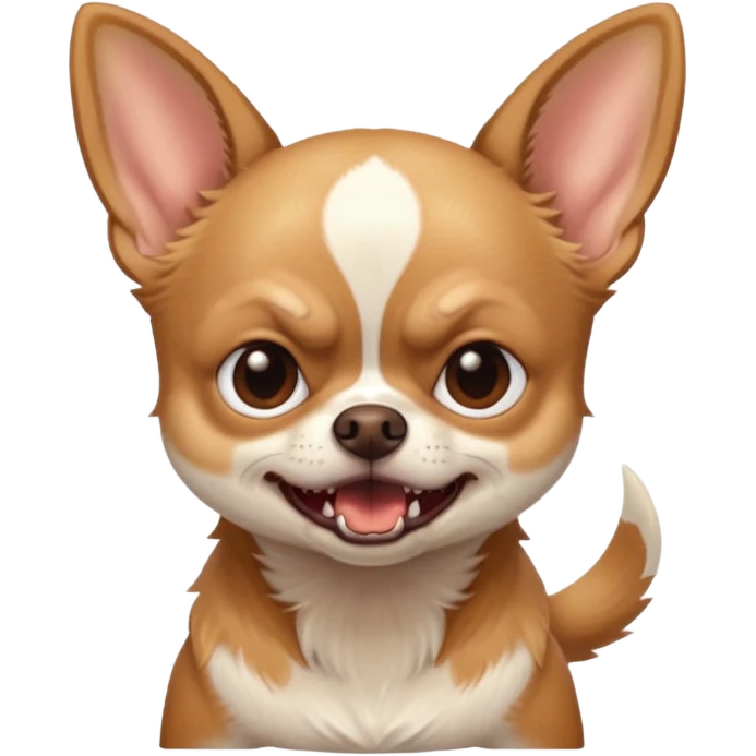 very angry chihuahua emoji