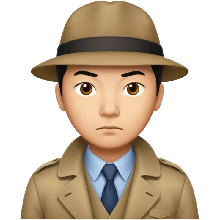 detective, asian emoji