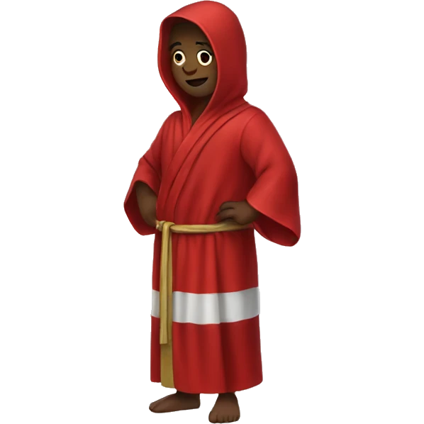 Red robe emoji