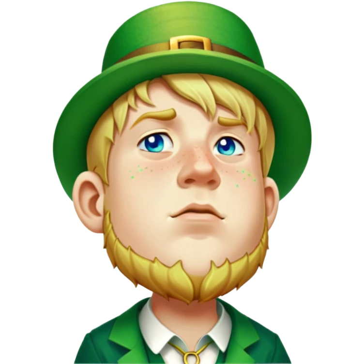 Sad Leprechaun emoji