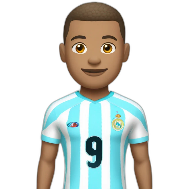 Mbappé avec le maillot de l’OM emoji