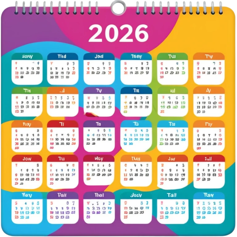 2026 calendar emoji