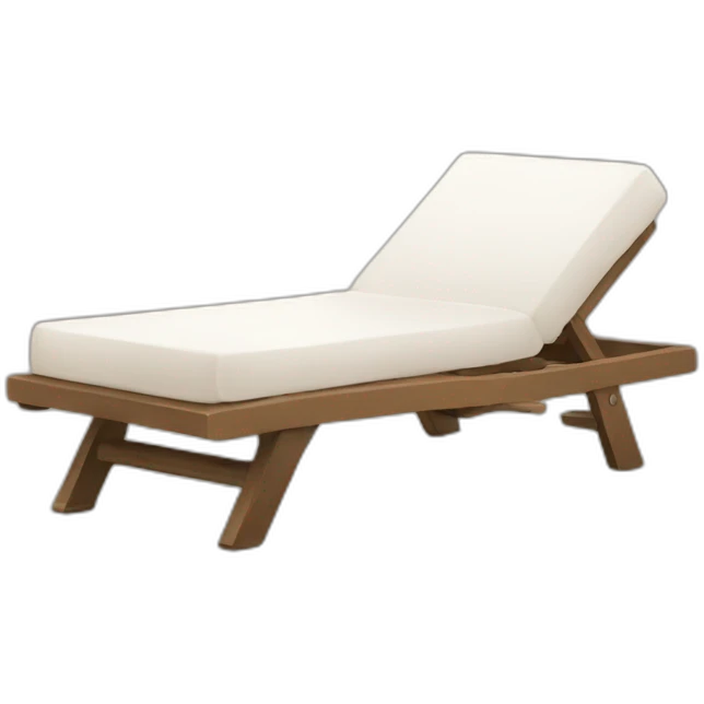 person chilling on sunbed emoji
