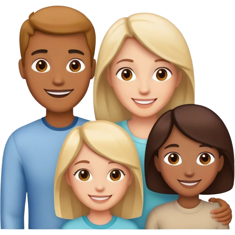 familiy with 4 emoji