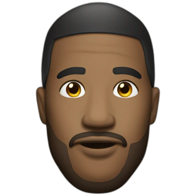 Schlecht gelaunter Rapper emoji