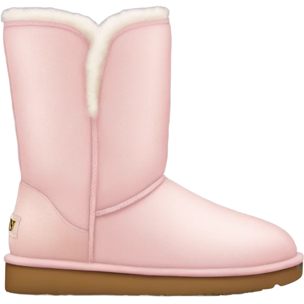 Light pink Ugg boots  emoji
