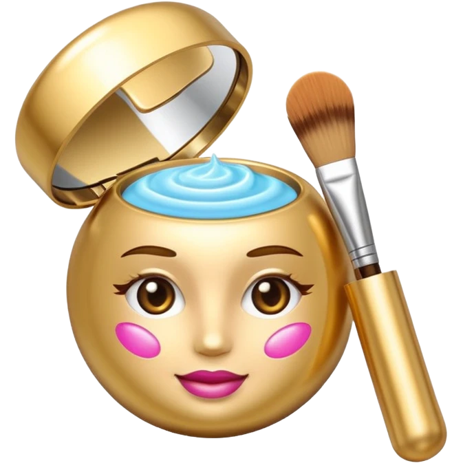emoji of luxury brand labeled beauty products emoji