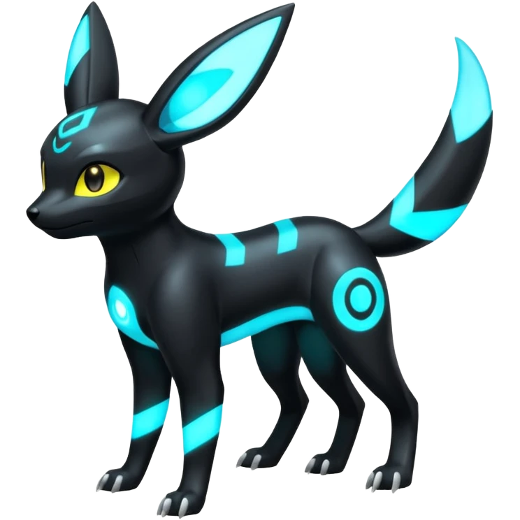 Umbreon-Electrike-Zeraora-Fakémon-hybrid-creature (full body)  emoji