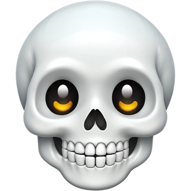 kawaii cute skull emoji