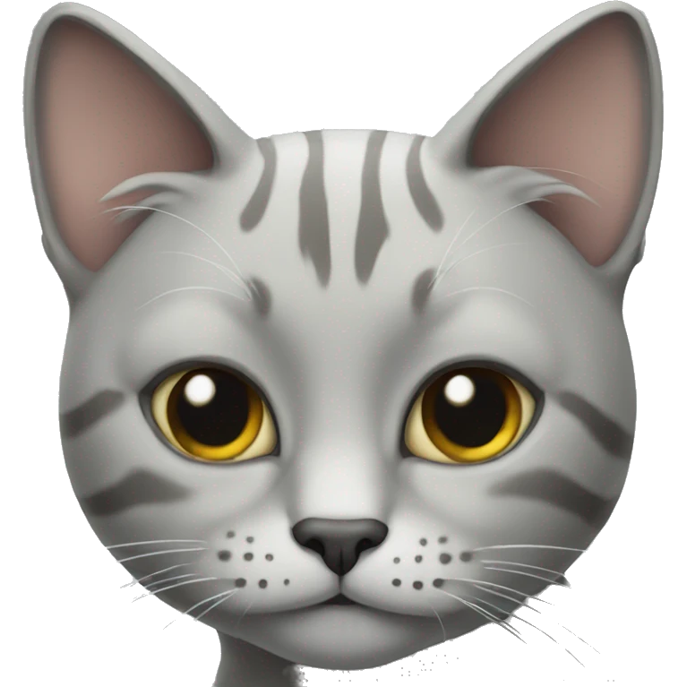 cat that is grey emoji