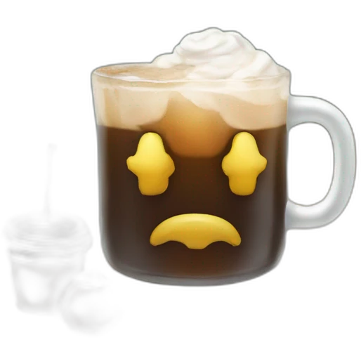 Mario drink a cofee emoji