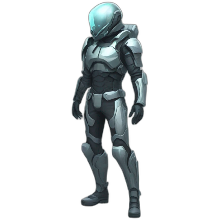futuristic Phantom Infiltration armored pants ghost effect emoji