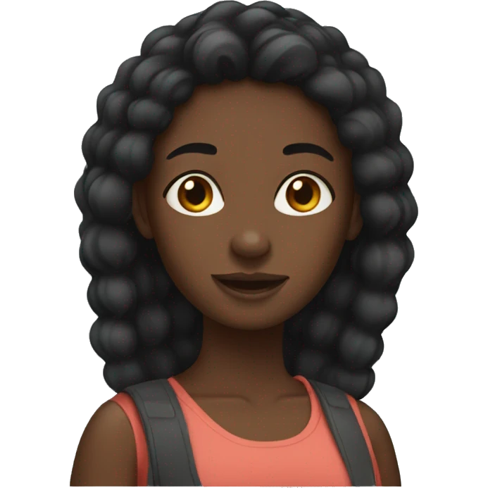 Black girl emoji