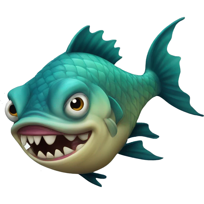 monster fish emoji