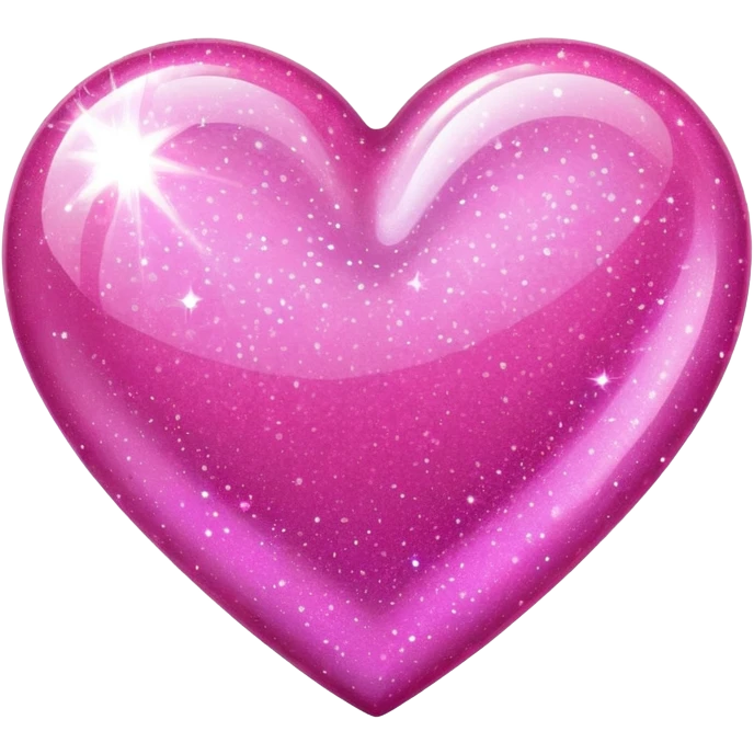 Pink sparkling heart  emoji