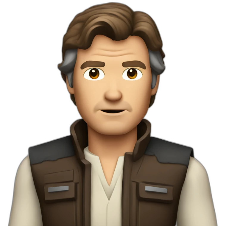 han solo from star wars emoji