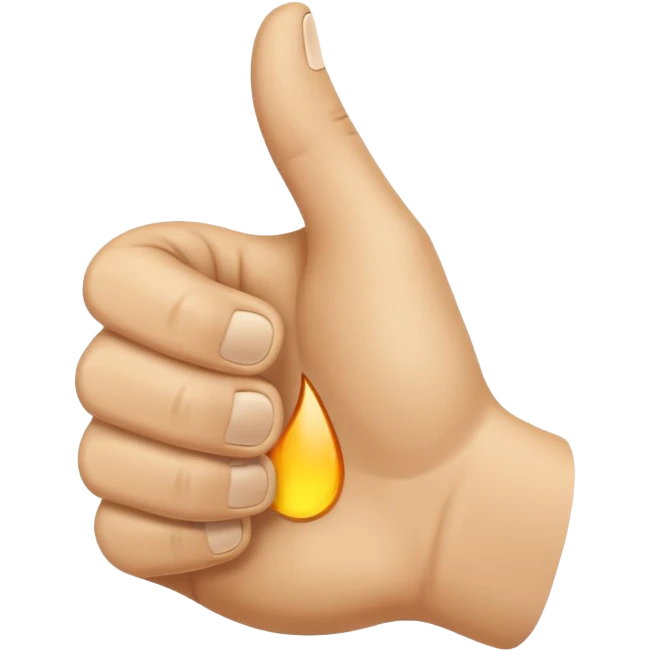 thumbs up hand emoji