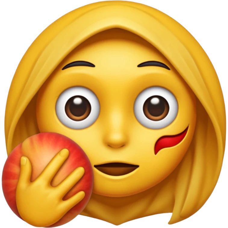 naked girl with a very massive butt farting emoji