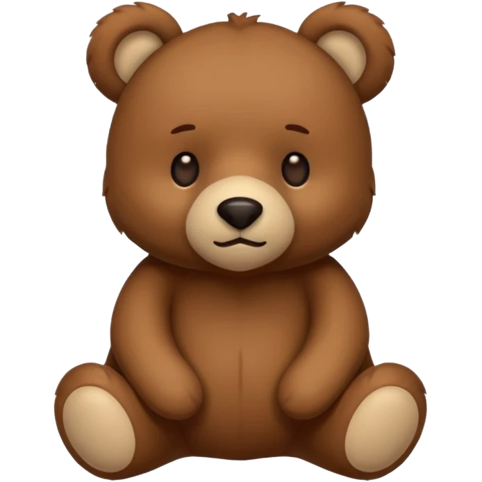 Bear toy brown aesthetic  emoji