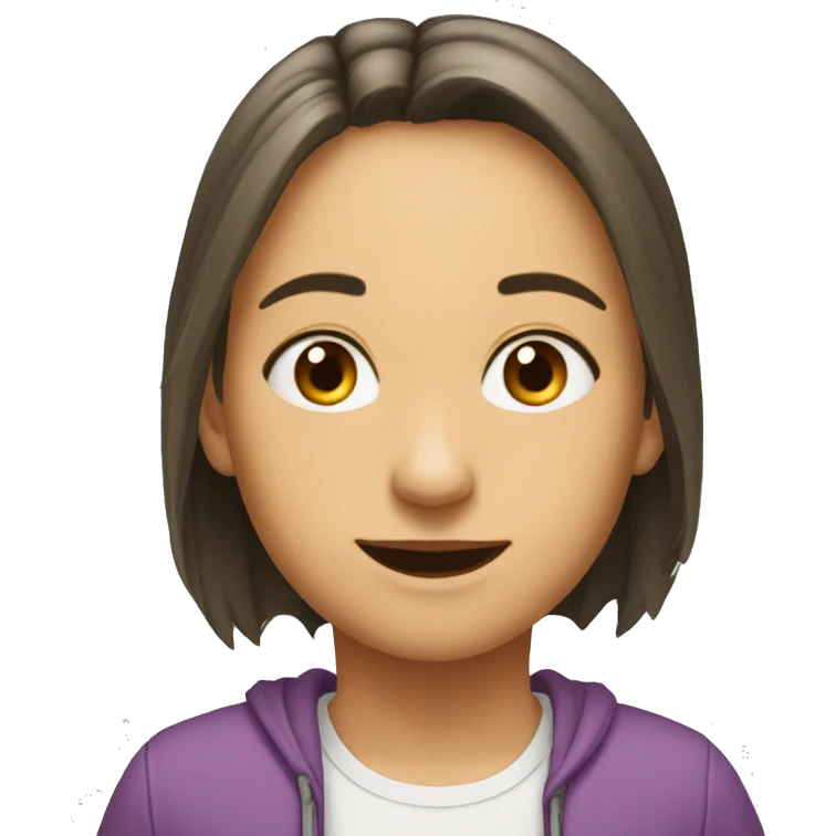 девочка в школе emoji