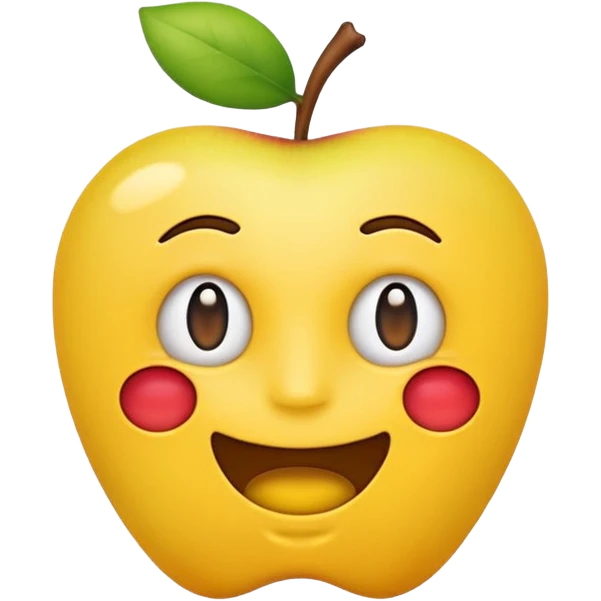 lustiges Lipid-Emoji mit Gesicht und Labor-Accessoire, Apple-Emoji-Stil emoji
