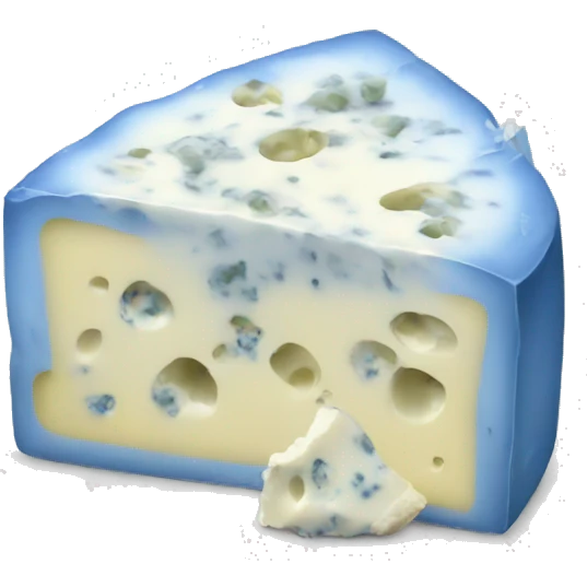 Blue cheese emoji