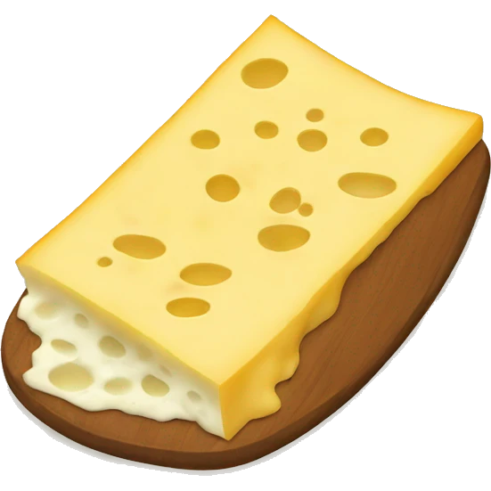 Cachapa venezolana with cheese emoji
