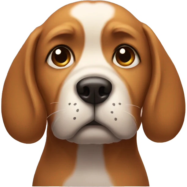 sad dog emoji