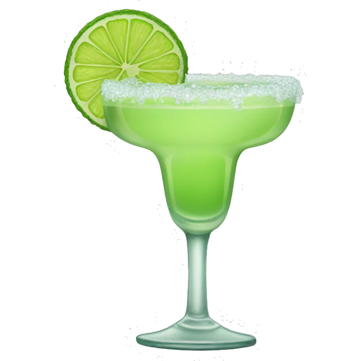 Margarita in a glass emoji
