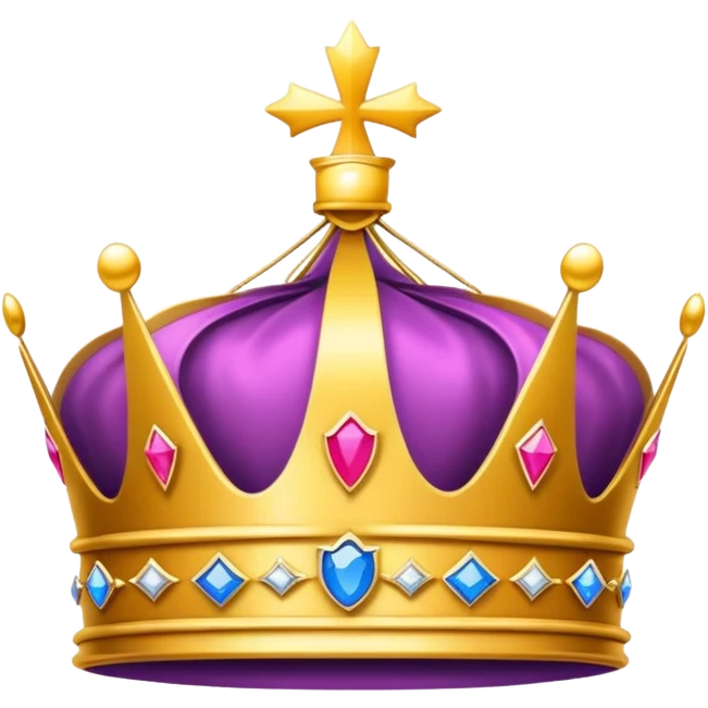 I want this emoji: 🤗 
so that it retains the exact texture of the iPhone and has this as a decoration on top of a queen's crown emoji