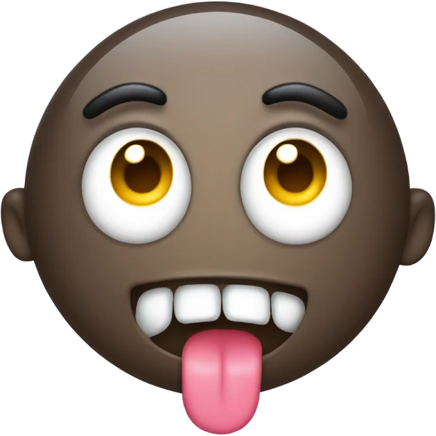 Emoji spitting emoji