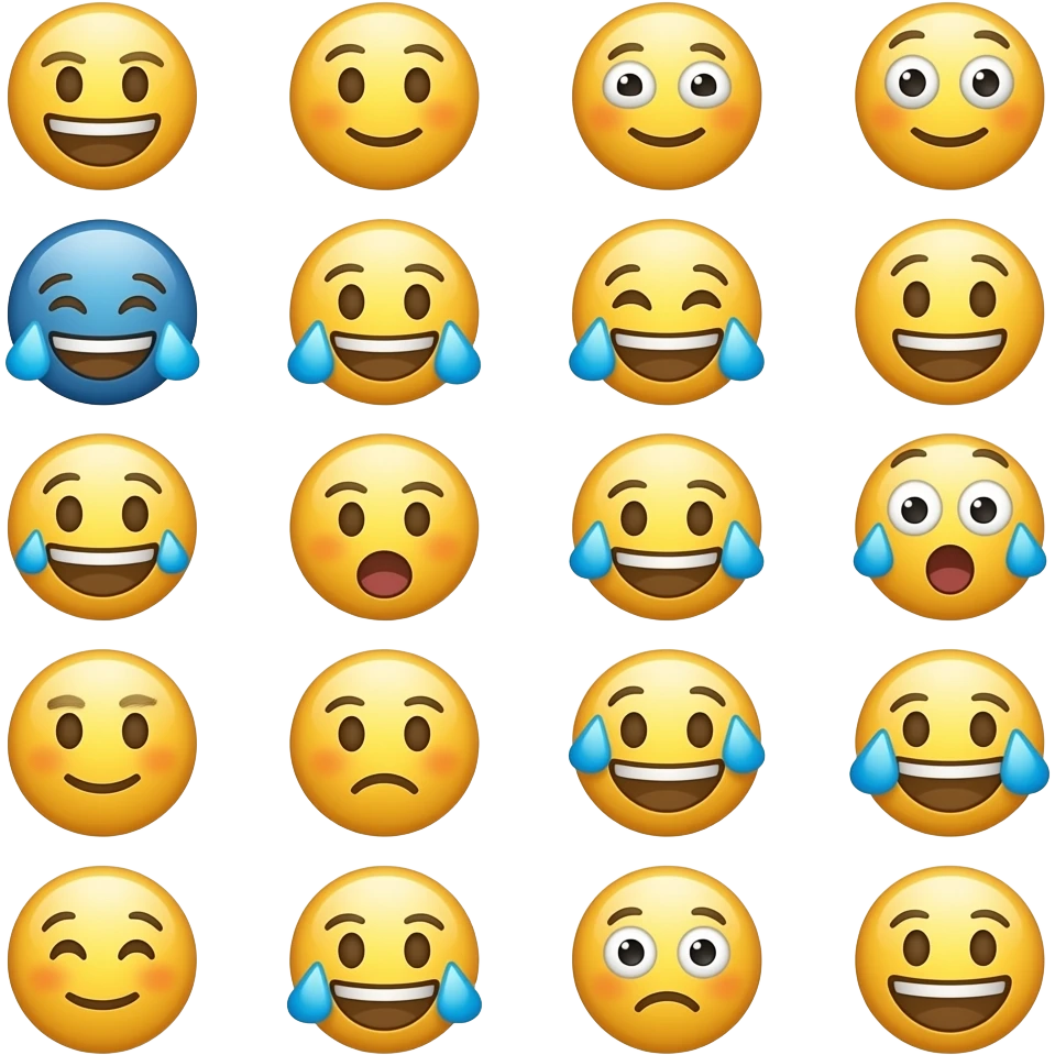 создай 20 эмодзи с этим логотипом emoji
