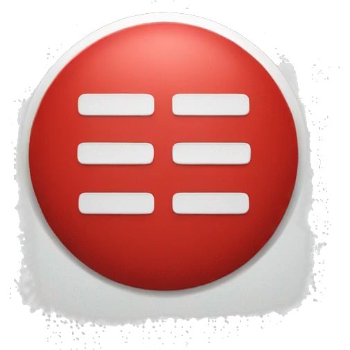 Red button with the submit text emoji