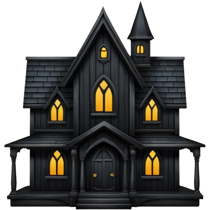 Black house emoji
