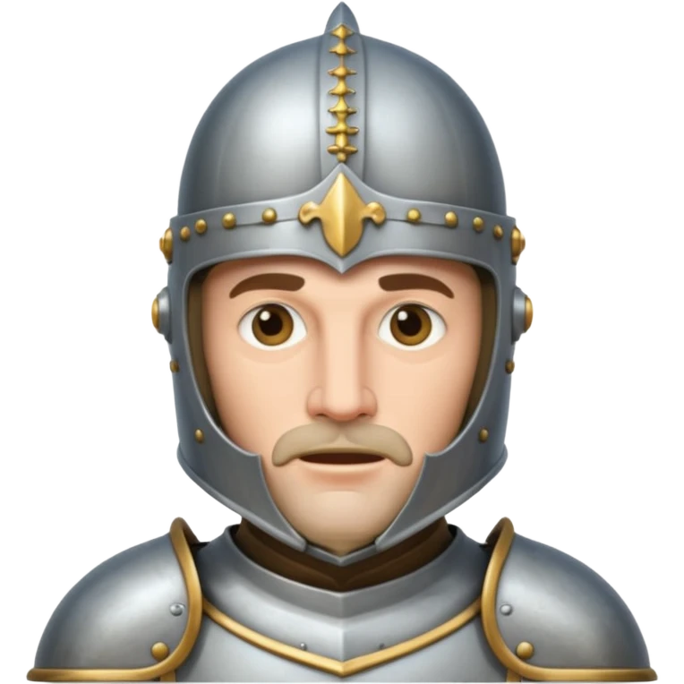 Monty pyton knight with full face helmet emoji