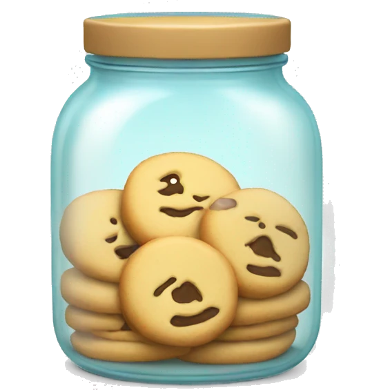 glass cookie jar emoji